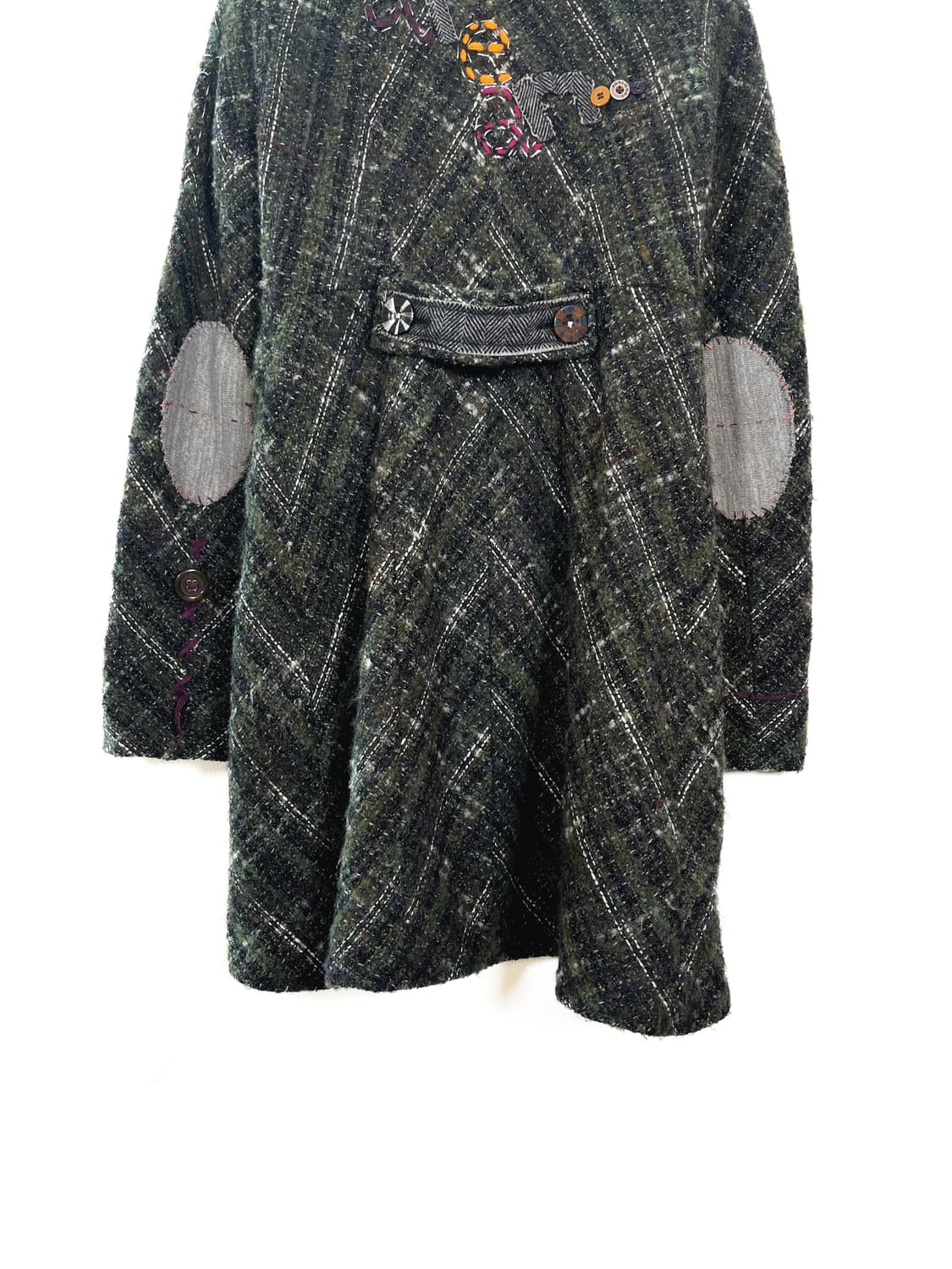 데시구알 울 스티치 코트 상품이미지8