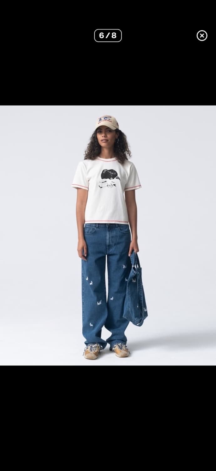 까르네볼란테 A MILLIONHARE DENIM (WASHED BLUE) 상품이미지1