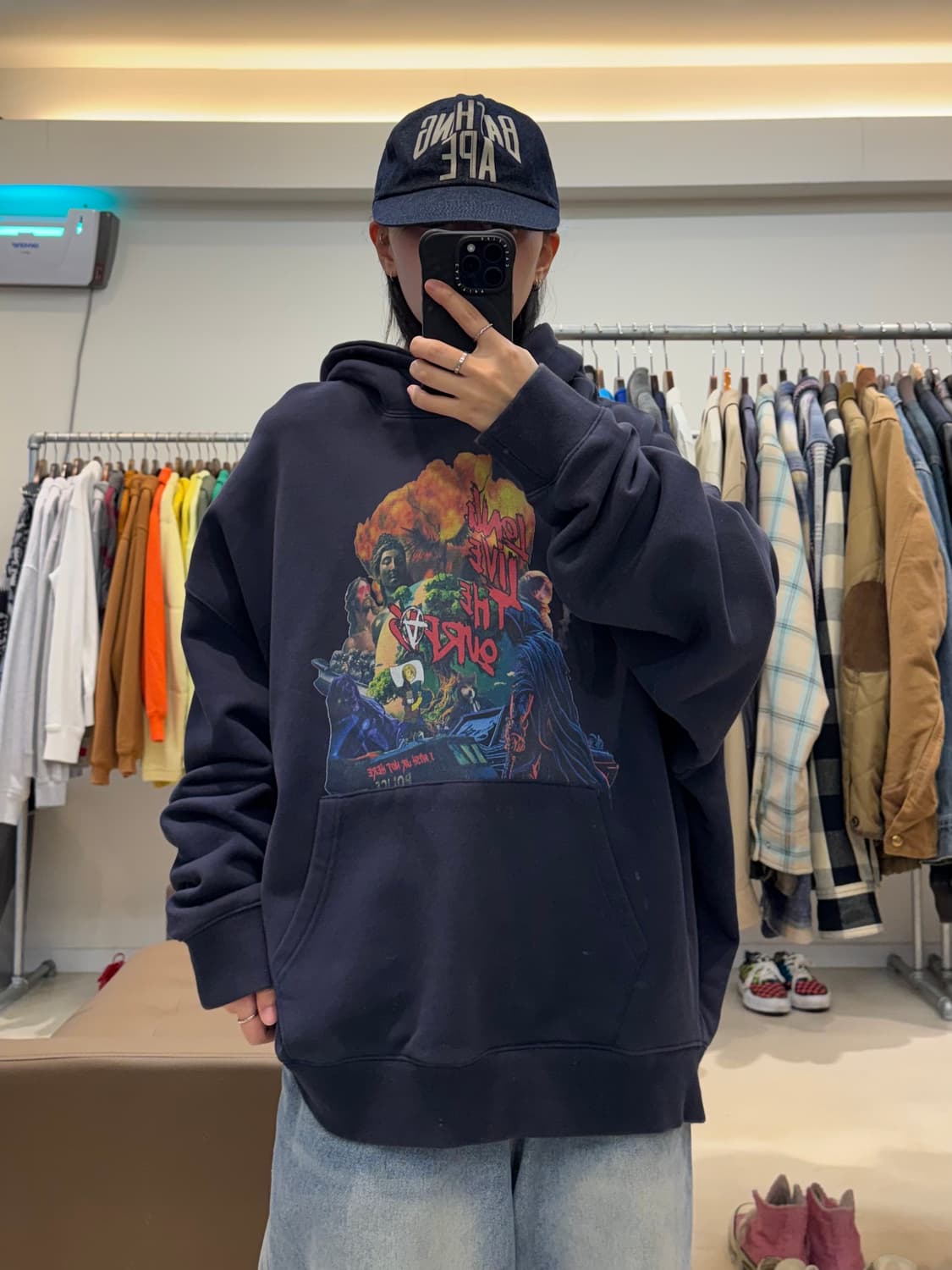 아워파스 그래픽 후드티 상품이미지6