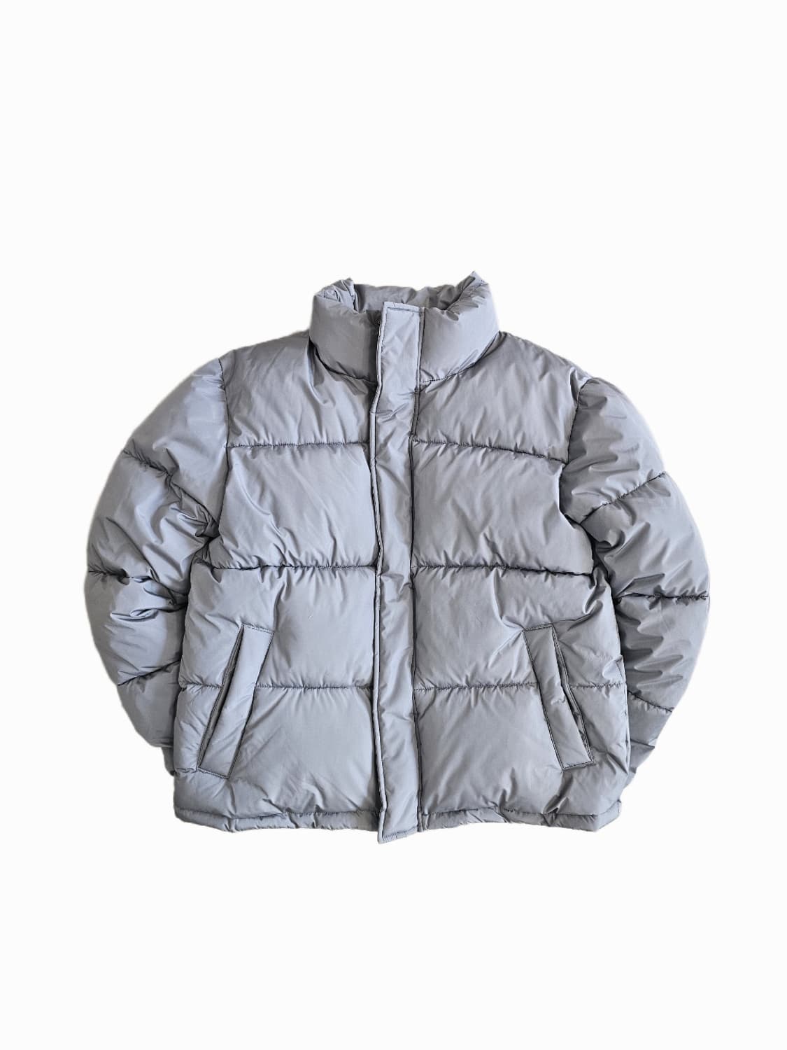 디키즈 숏패딩 S 회색 상품이미지1