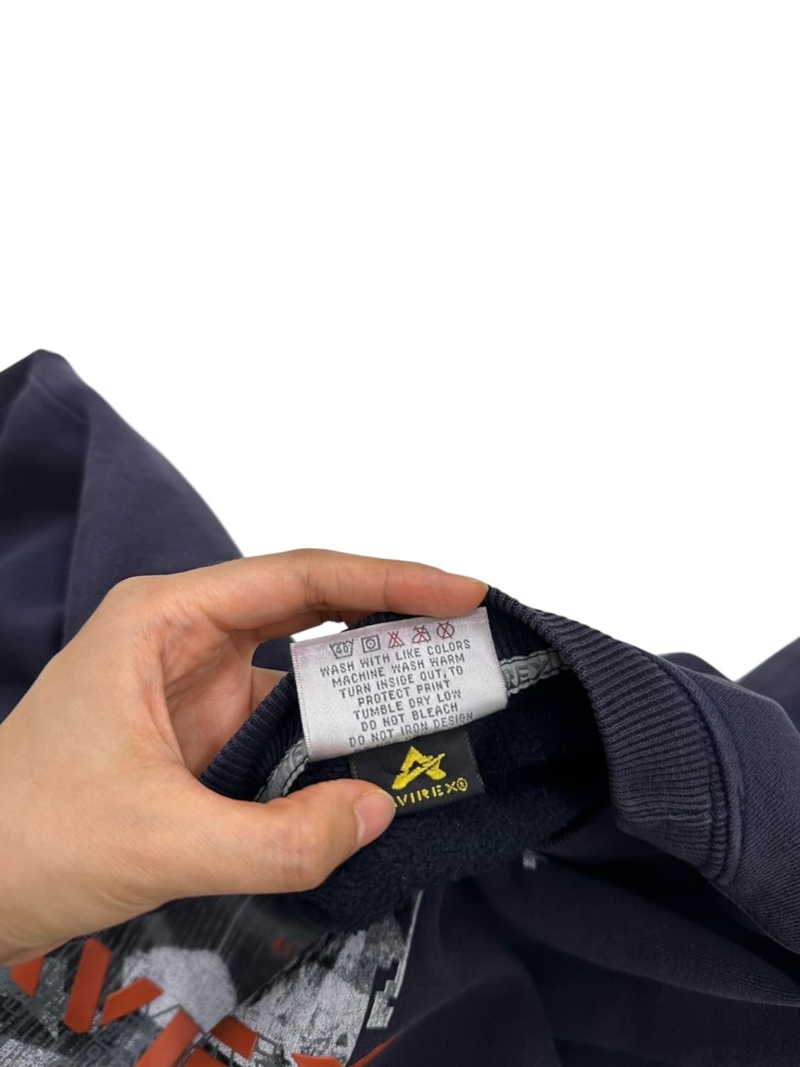 아비렉스 맨투맨 다크퍼플 (XL~2XL) 상품이미지8