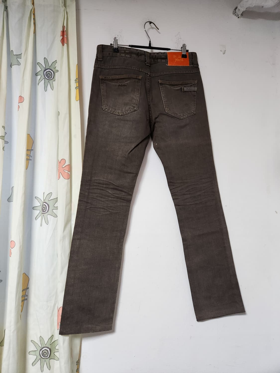 플락진 브라운 워싱 데님 팬츠30 상품이미지3