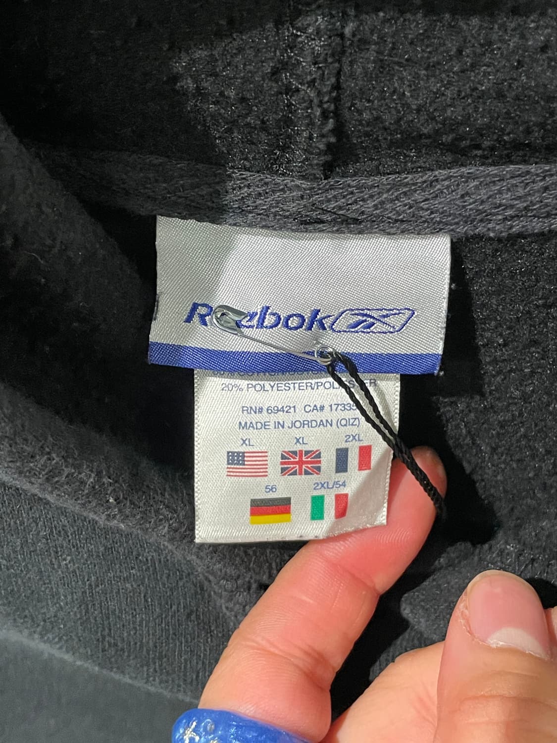 리복 후드 티셔츠   상품이미지8