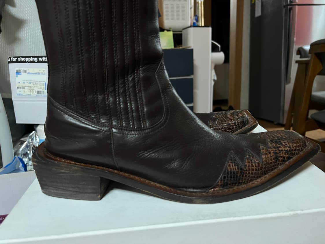 마틴로즈 브라운 파에톤 부츠 45사이즈 martine rose 상품이미지2