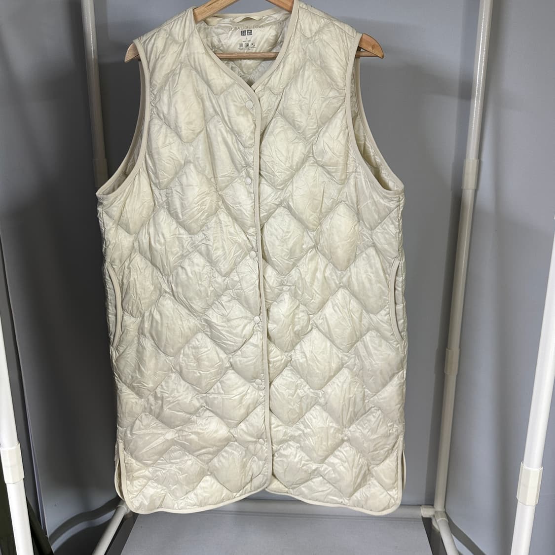 유니클로 롱 패딩 조끼 상품이미지1