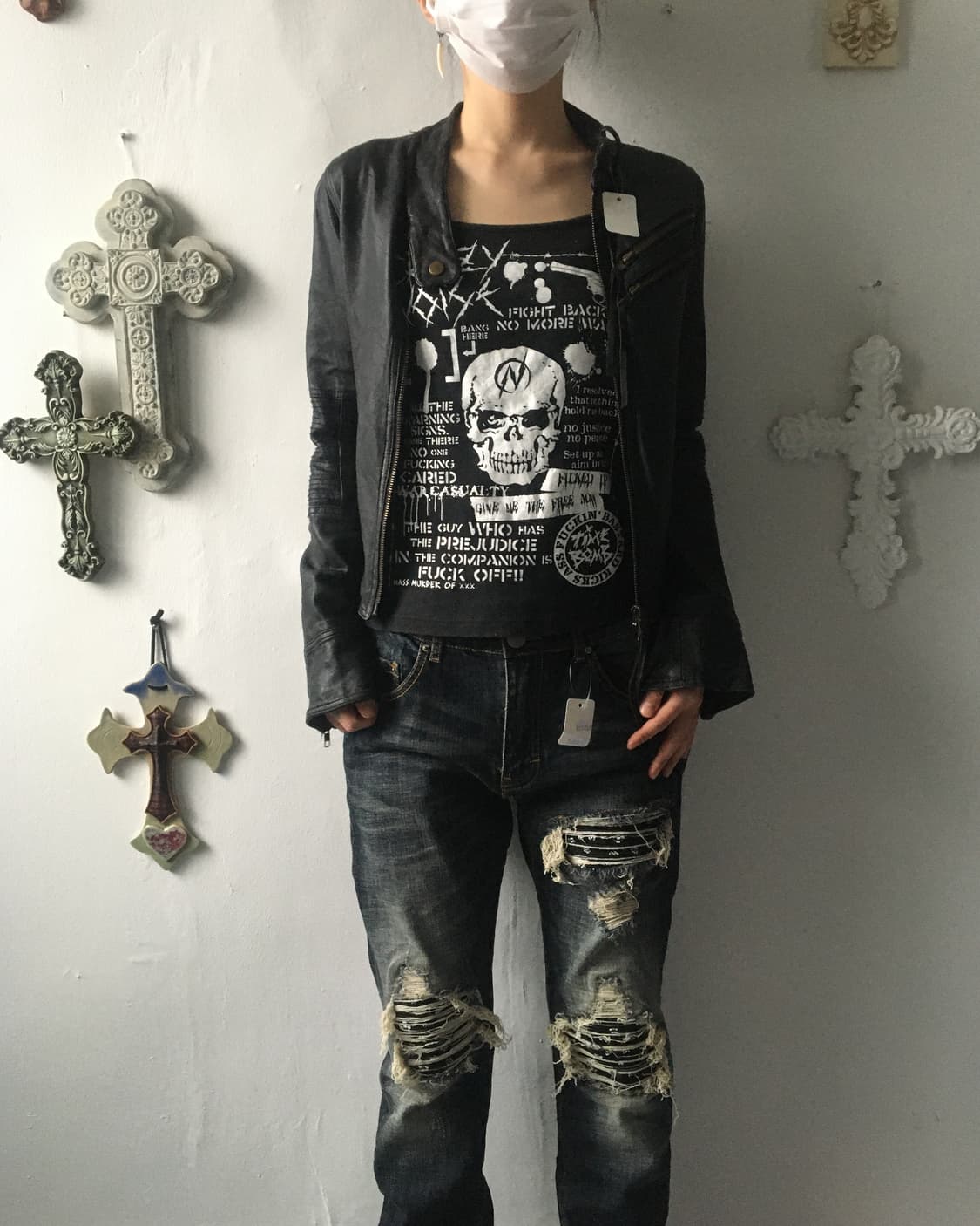 Slim fit lamb leather jacket 상품이미지6