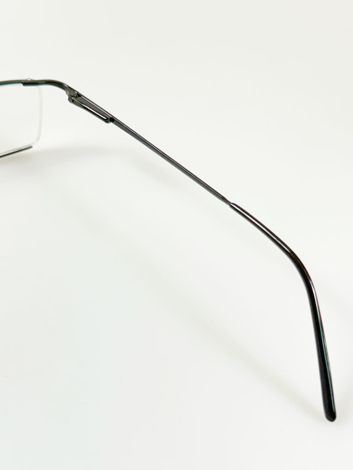 90s CHEVIGNON 블랙 하프림 스퀘어 빈티지 안경 상품이미지7