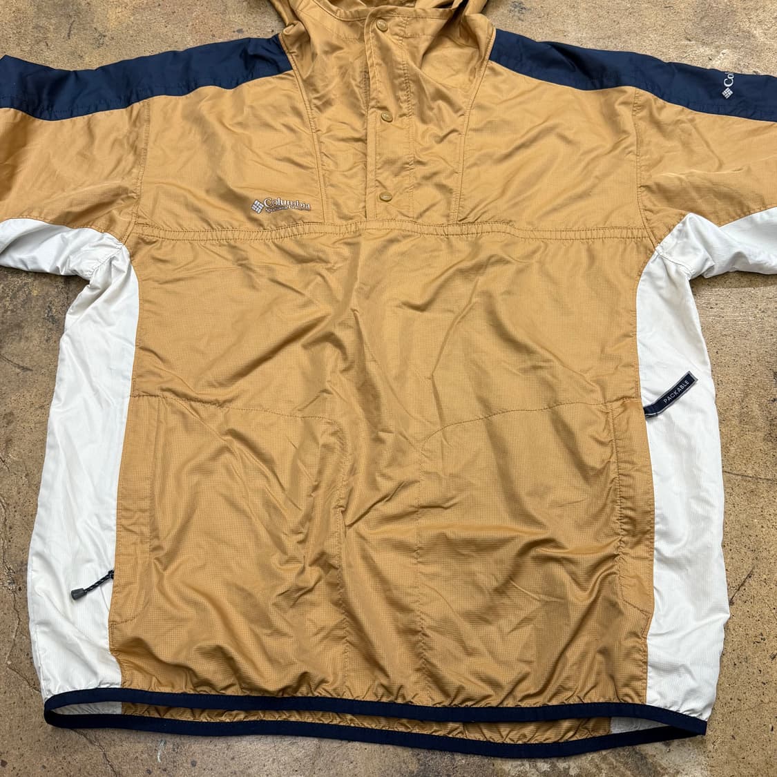[정품/M] 컬럼비아 아노락 바람막이 후드 자켓 b16 상품이미지3