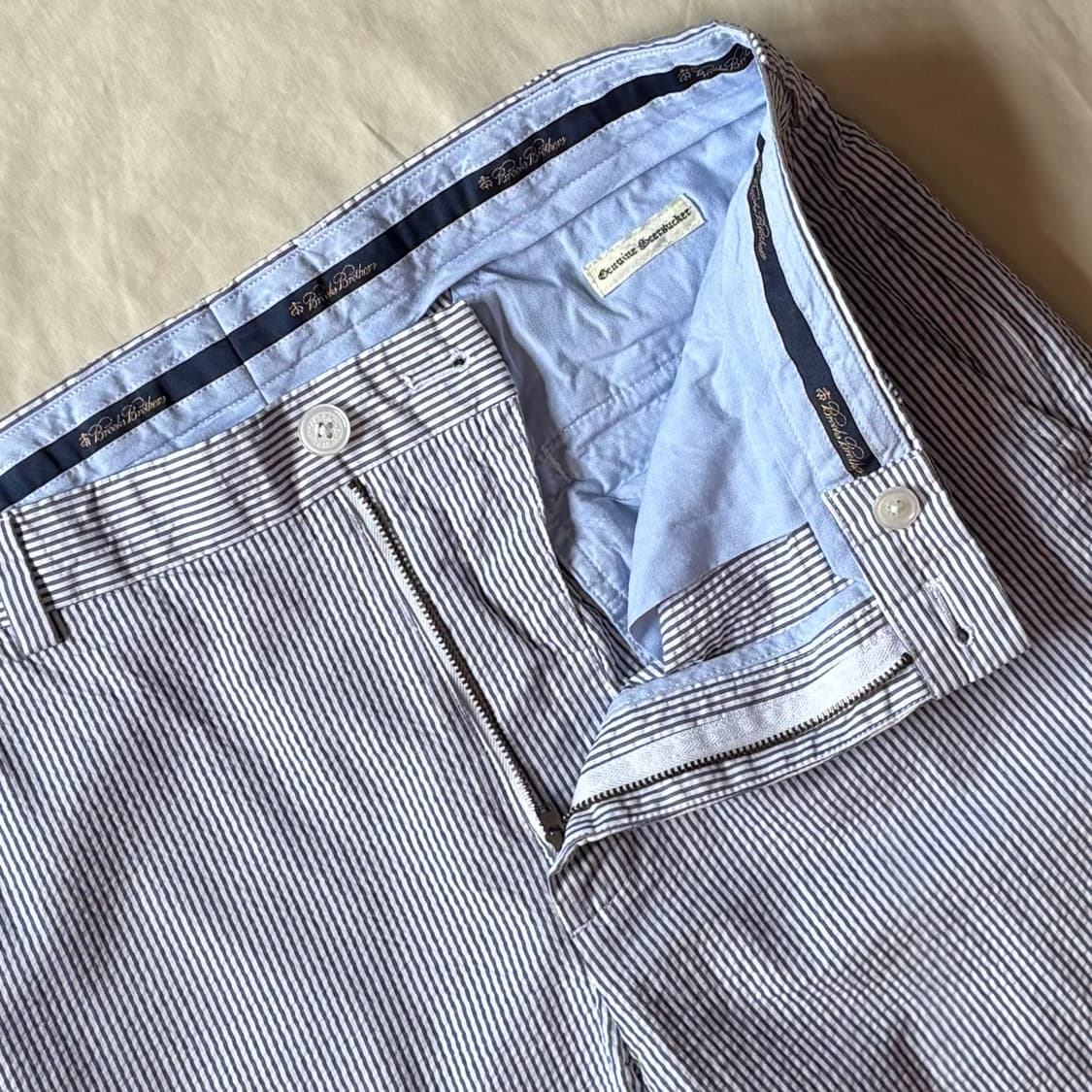 [35] Brooks Brothers 클락 시어서커 코튼 팬츠 상품이미지4