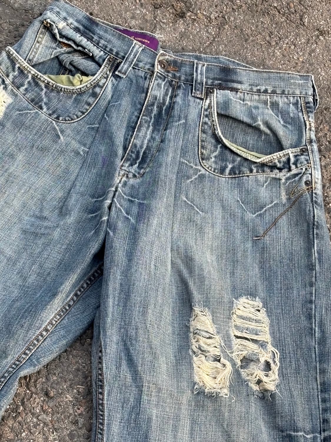 90s’빈티지 자수 힙합팬츠 상품이미지7