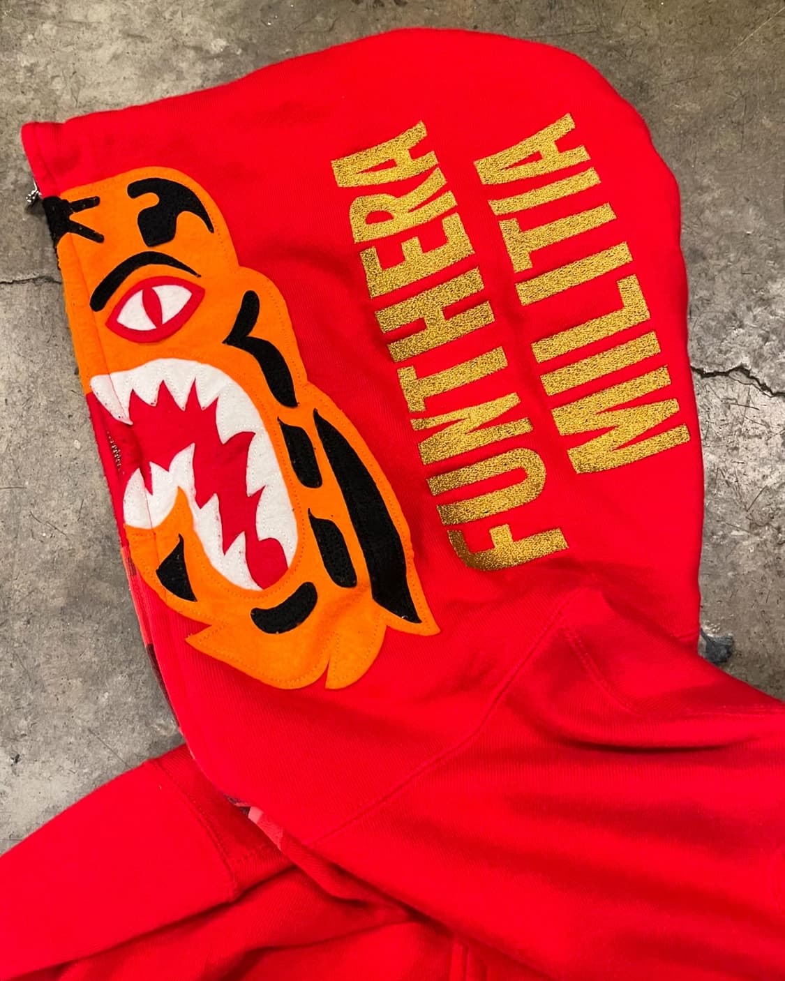 Bape Tiger Shark Two-way Hood Zip-Up 상품이미지9