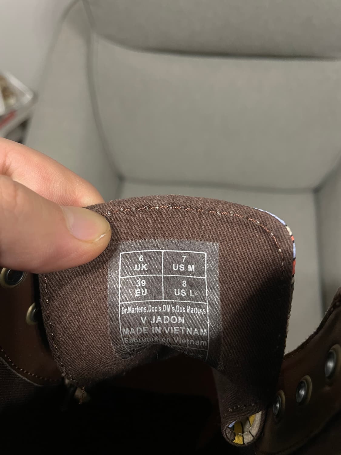 닥터마틴 제이든 패턴 사이드 집업 부츠 uk6 상품이미지7