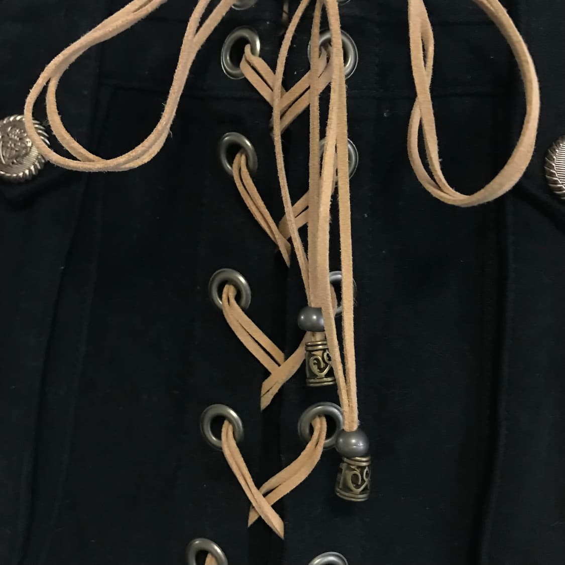 빈티지 egoist 에고이스트 갸루 금장 코르셋 스커트 팬츠 상품이미지3