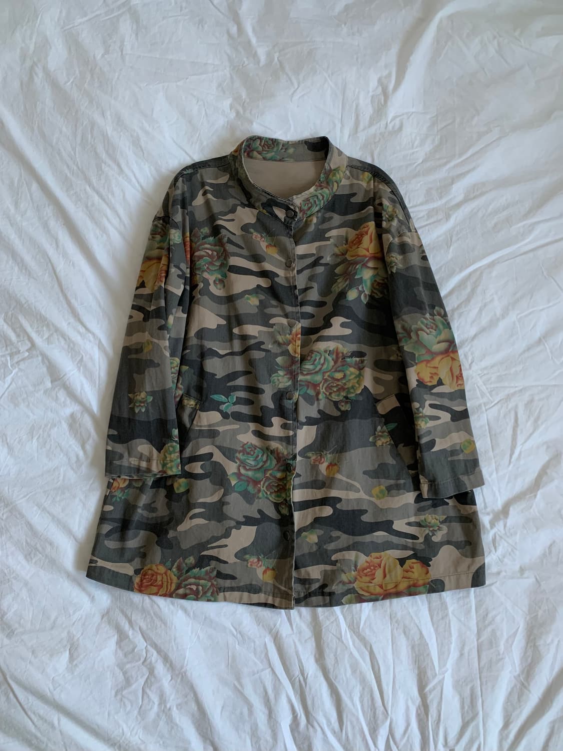 카모 플라워 코튼 점퍼 상품이미지1