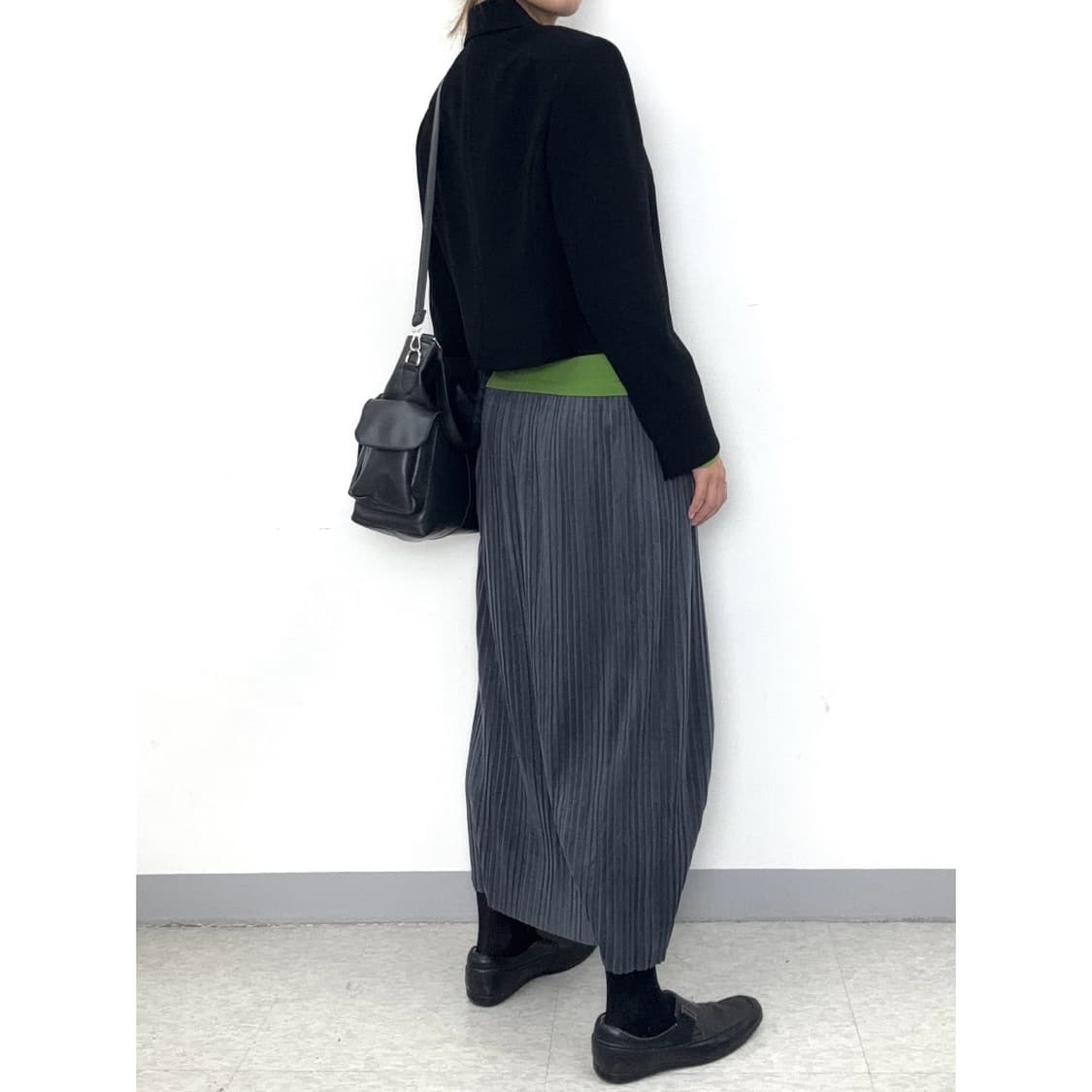 빈티지 블랙 블레이저 자켓 상품이미지3