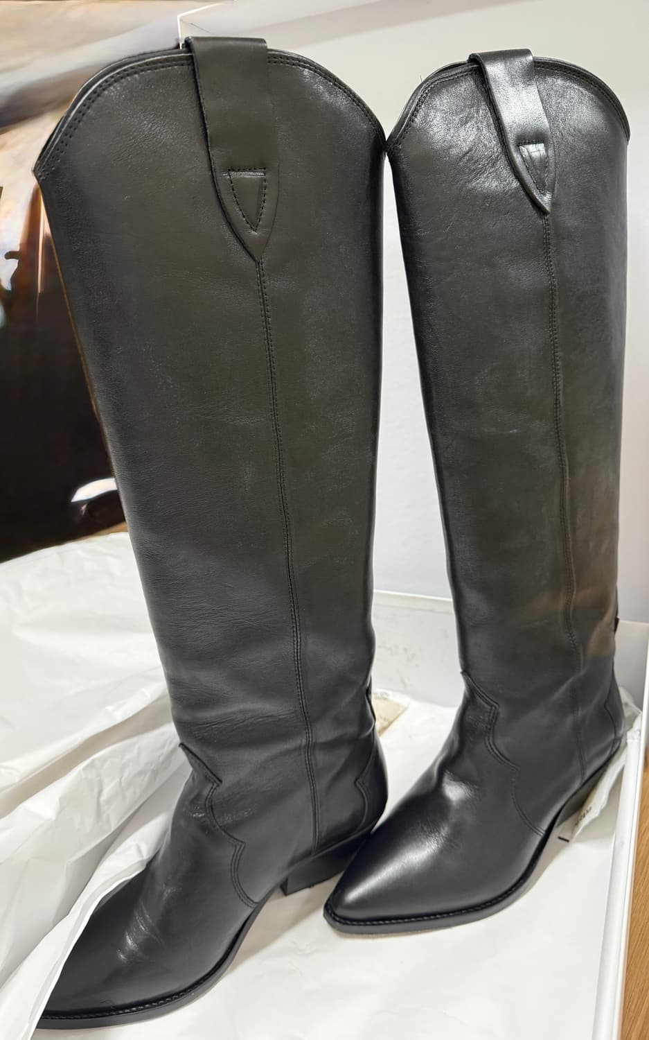 이자벨마랑 덴비 가죽 롱부츠 상품이미지5