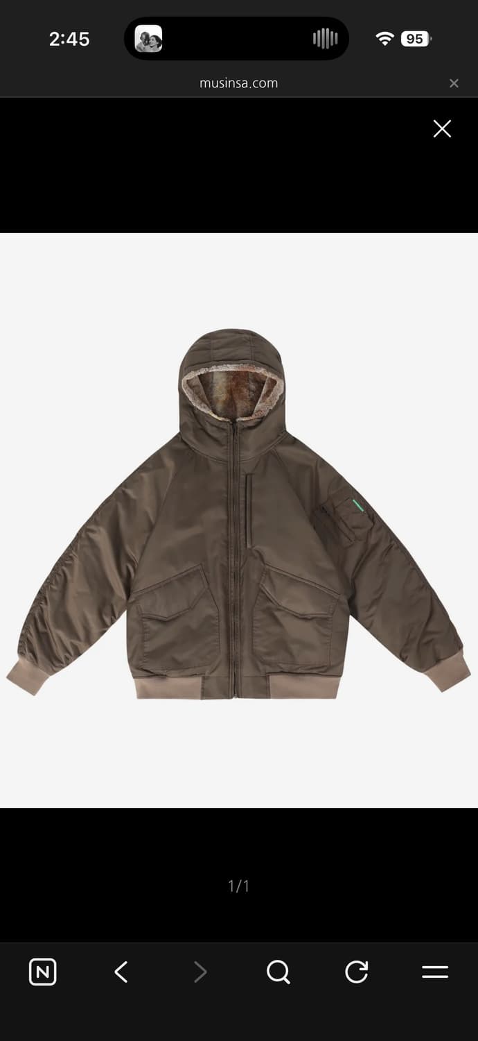 YESEYESEE Reversible Fur Flight Jacket 상품이미지1