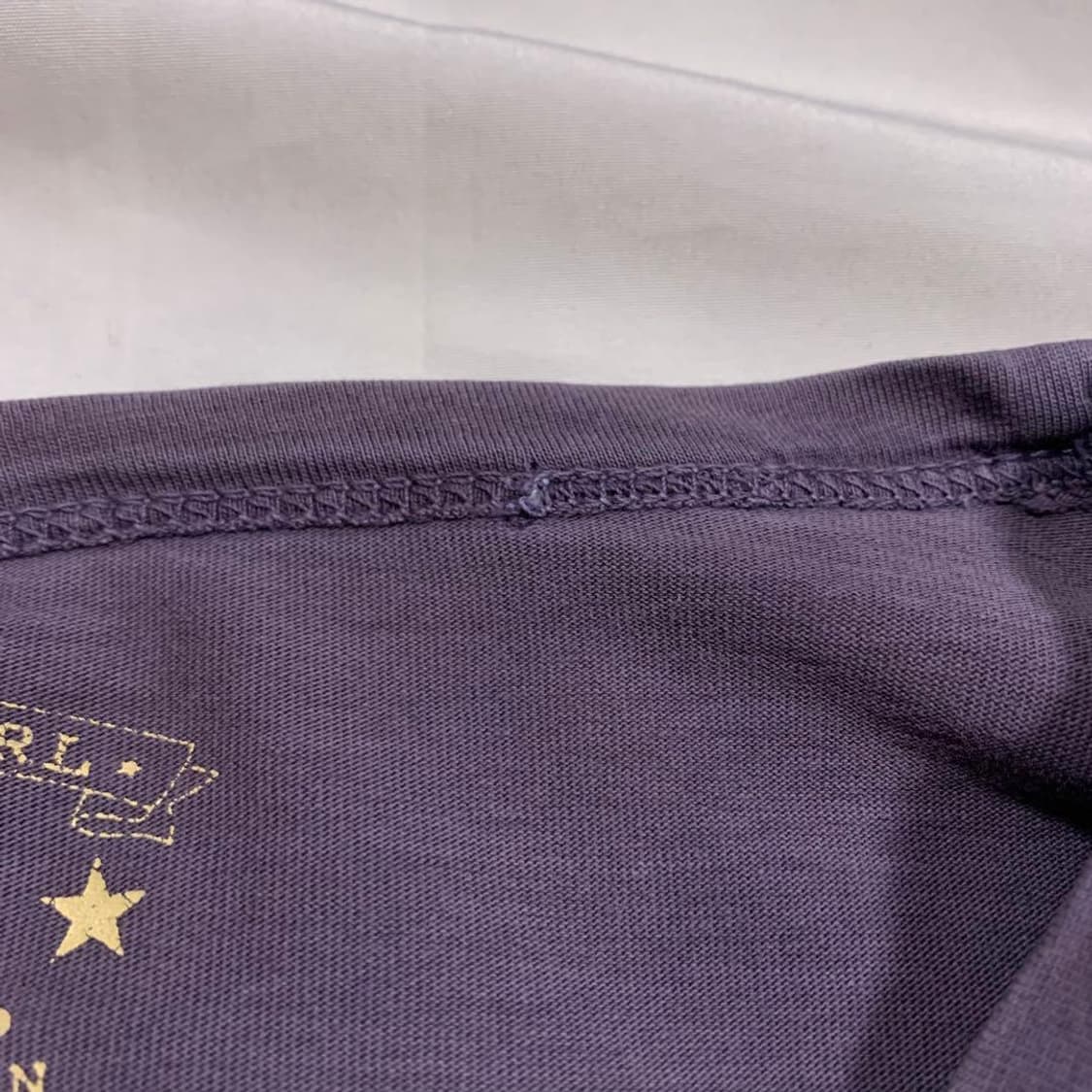 RRL 더블알엘 시그니처 옐로우 로고 프린트 반팔티 상품이미지3