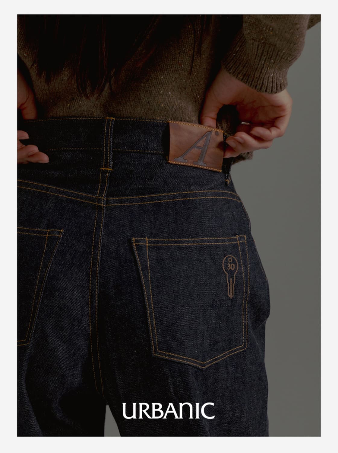 얼바닉30 마릴린팬츠 인디고  상품이미지1