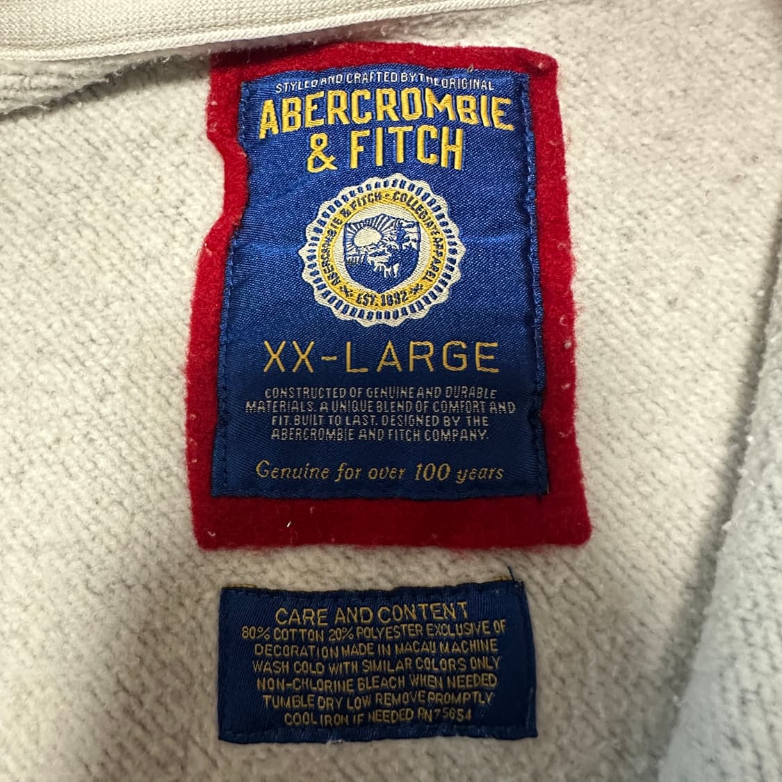 ABERCROMBIE & FITCH zipup jacket 상품이미지4