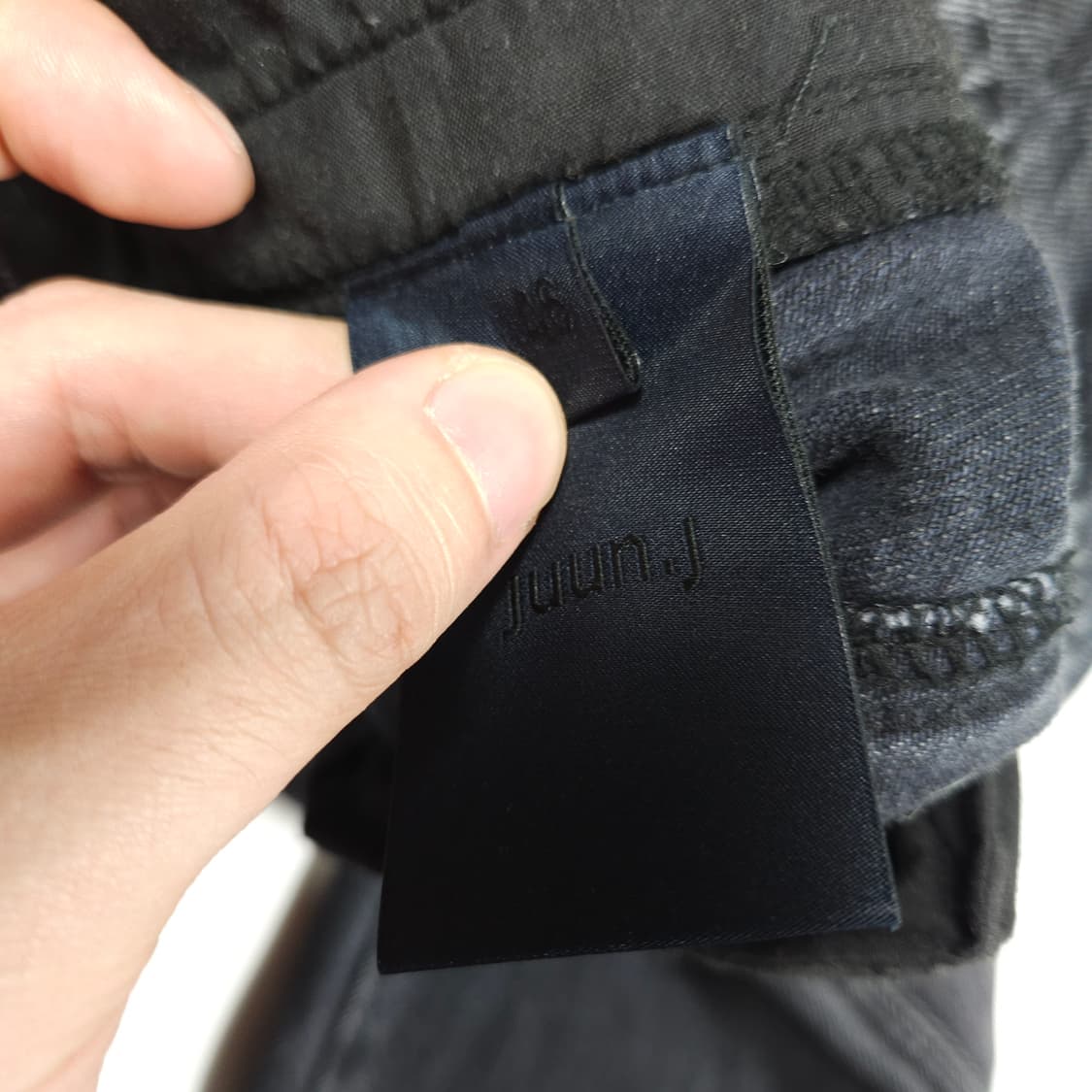 준지 흑청 조거팬츠  상품이미지5