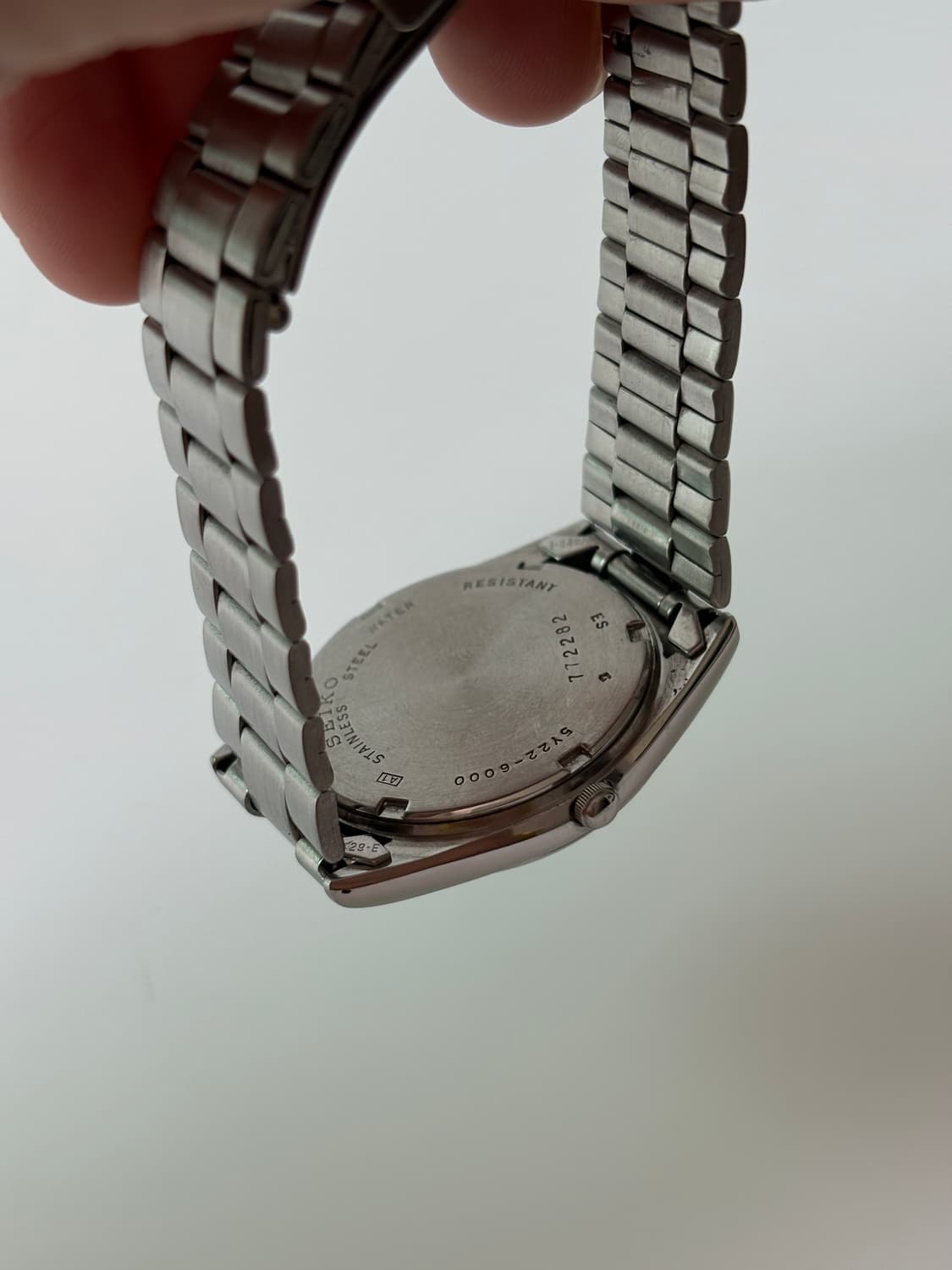 세이코 1980년대 SQ 실버 쿼츠 남성 상품이미지6