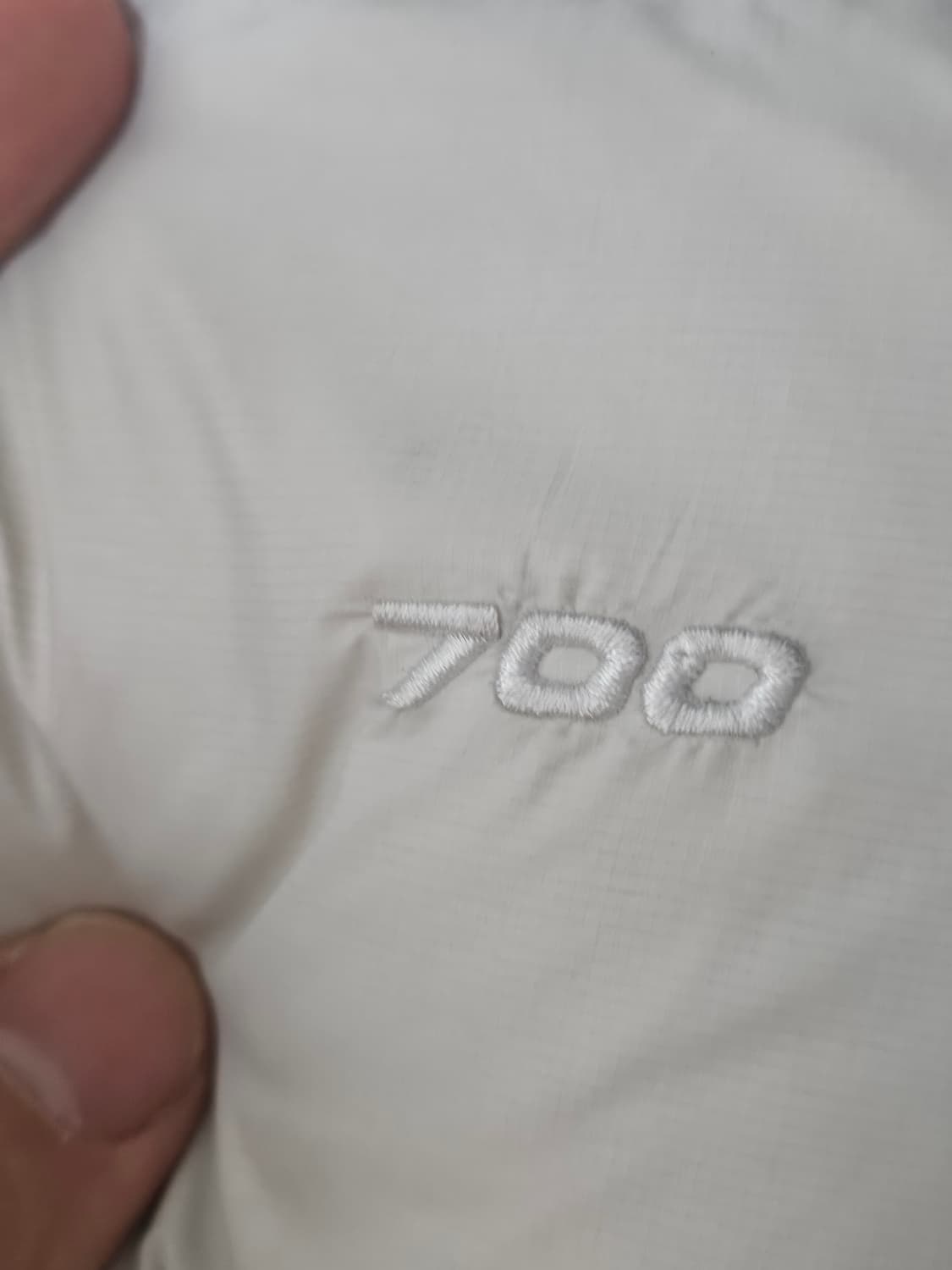 노스페이스 크롭 눕시 숏 눕시 패딩 화이트 M 상품이미지3