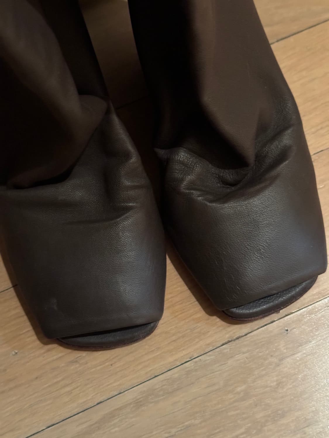 릭오웬스 웨지부티부츠 (230-35 ) 브라운 상품이미지6