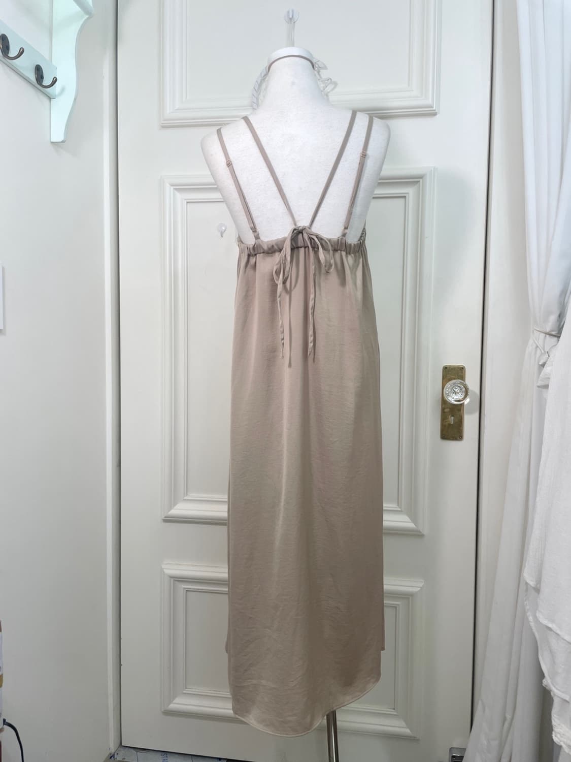 EARTH beige back banding lining long opc 상품이미지3
