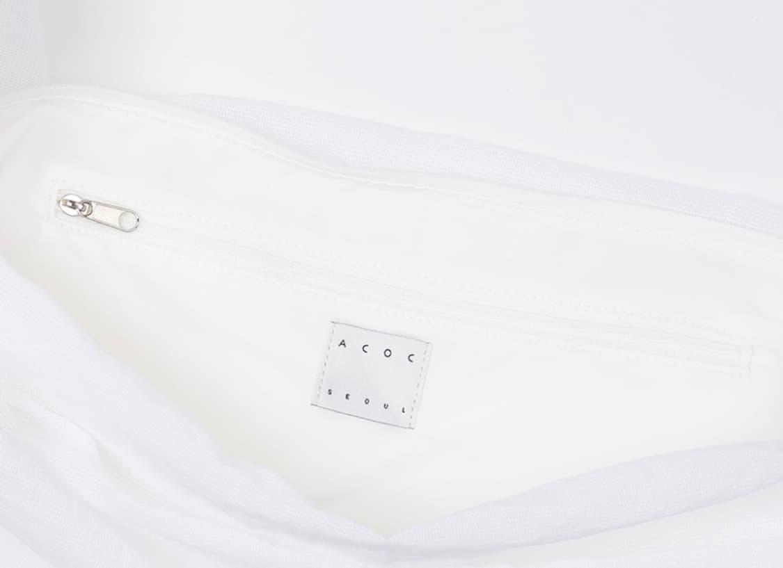 ACOC, Large Tangle Twist Bag_White 상품이미지4