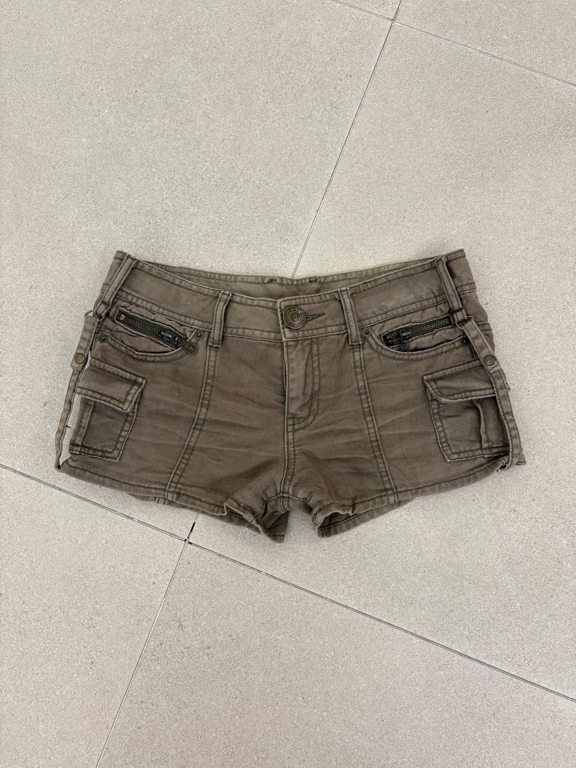 브라운 포켓 팬츠 상품이미지1