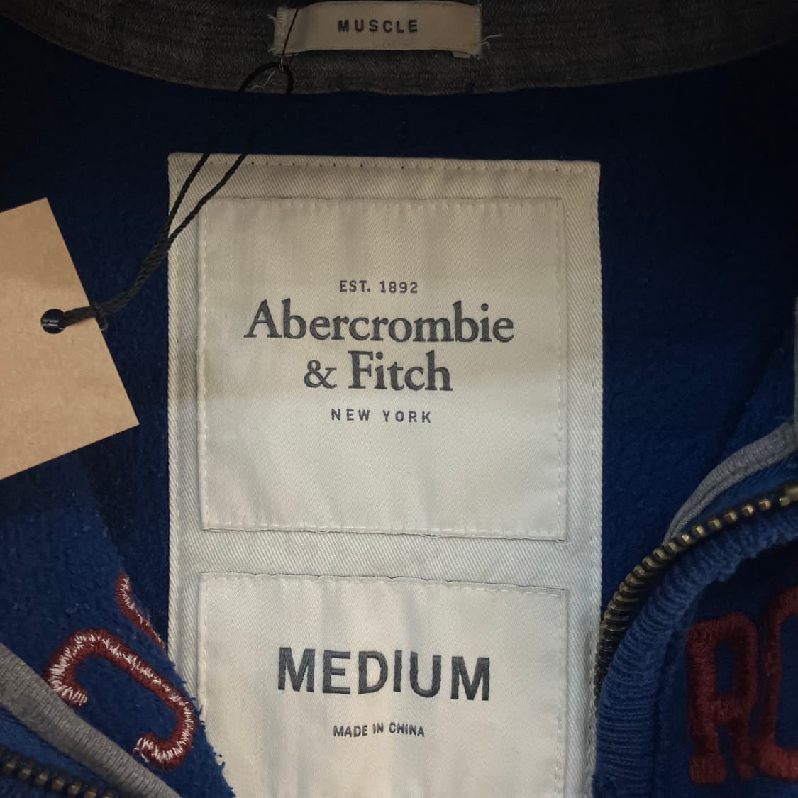 아베크롬비 네이비 후드집업 M 상품이미지2