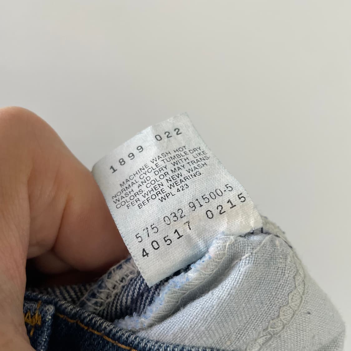 90s 리바이스 517 오렌지탭 부츠컷 데님팬츠 USA 상품이미지9