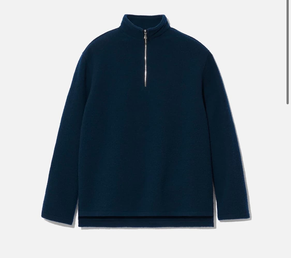 [L] Rier fleece polo plombe 상품이미지1