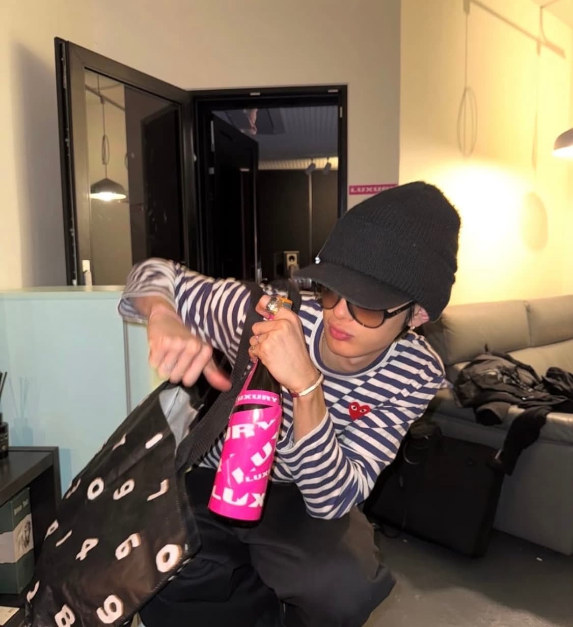 꼼데가르송 스트라이프 롱슬리브 상품이미지1