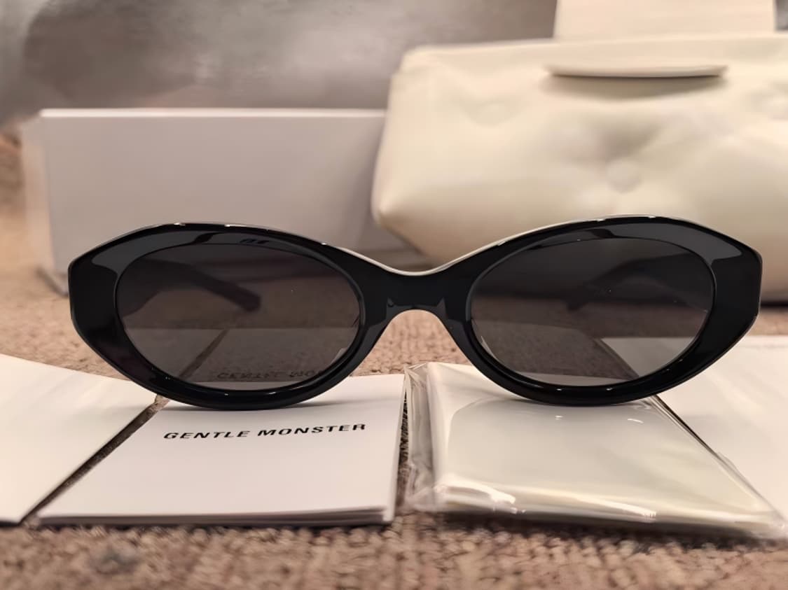 [정품/풀구성] 젠틀몬스터 x 메종 마르지엘라 MM204 블랙 선글라스 상품이미지2
