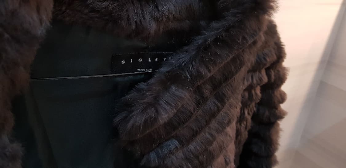 [A급 거의 새상품] SISLEY 시슬리 토끼털 숏퍼코트 상품이미지8