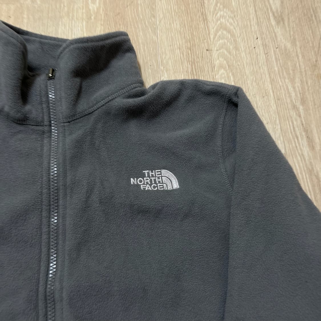 노스페이스 로고 플리스 후리스 자켓 S/90  상품이미지3