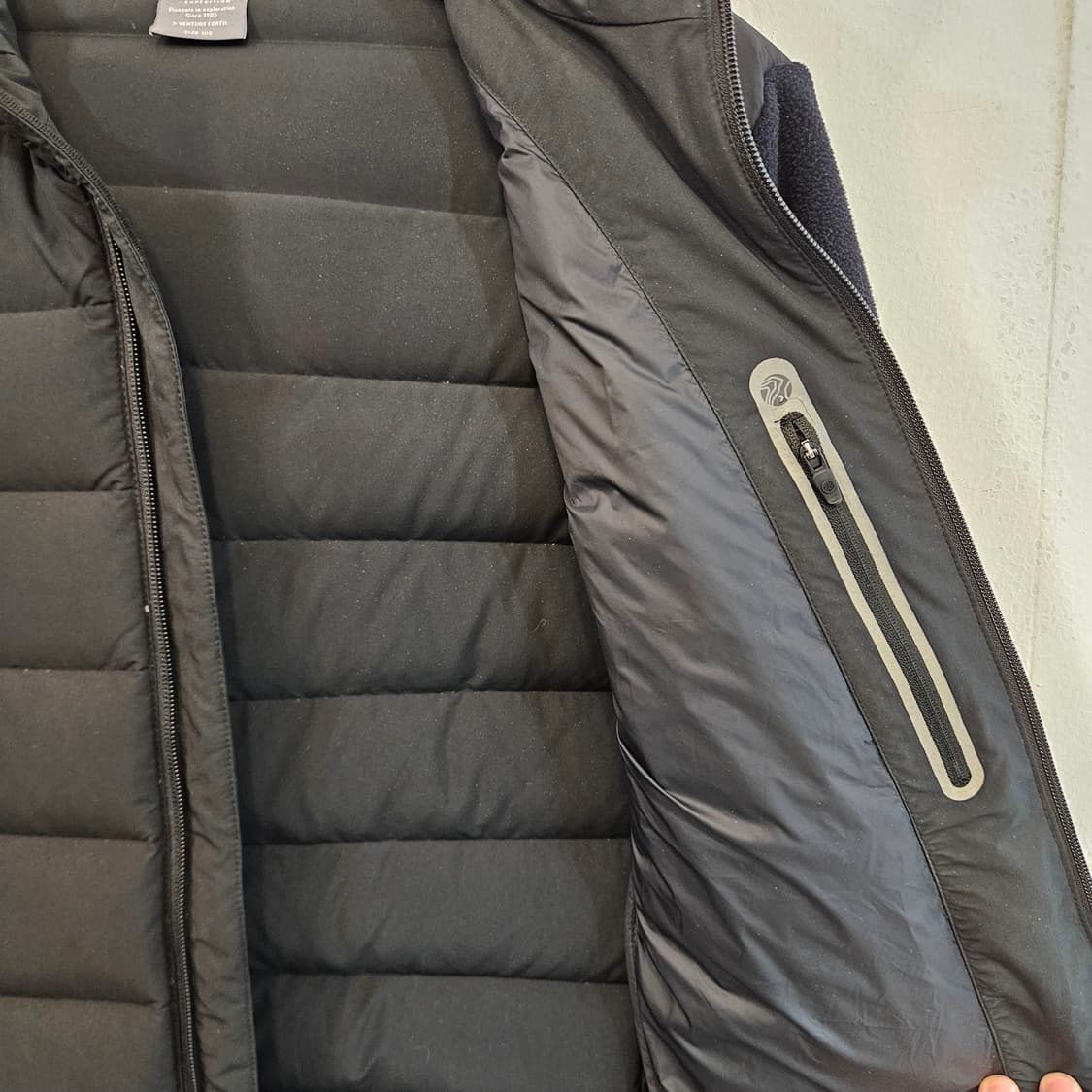 105(XL)/실측100(L) 디스커버리 구스다운 엑시너스 경량패딩 상품이미지7