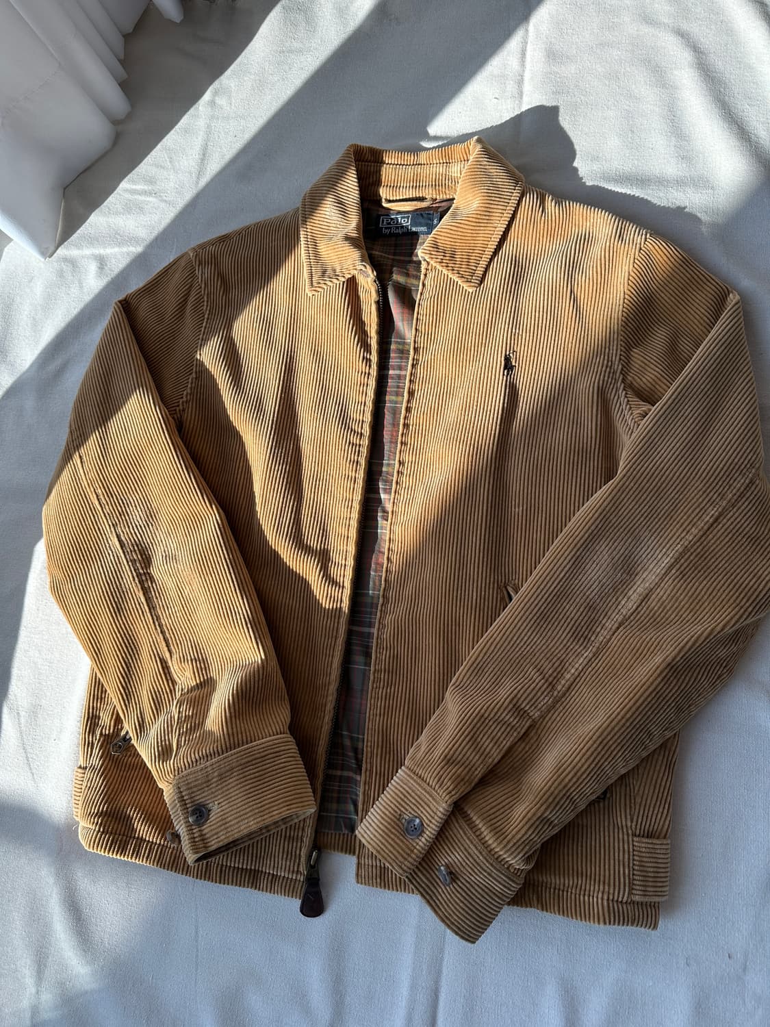 90s 폴로 코듀로이 해링턴 자켓 S 상품이미지10