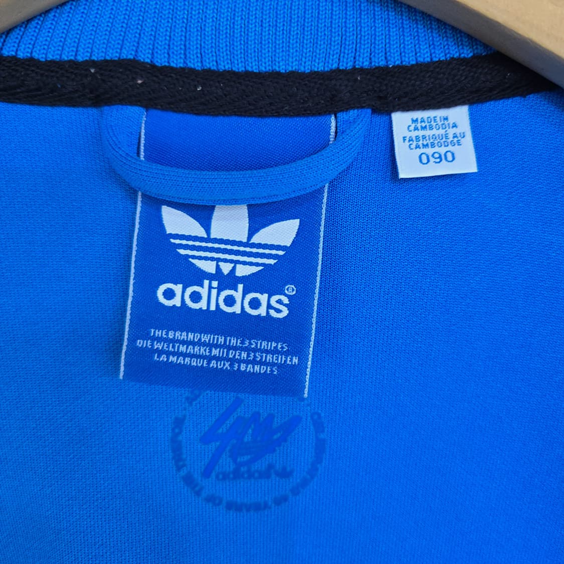 아디다스 스카이블루 다이버 핑거홀 져지 90 상품이미지6