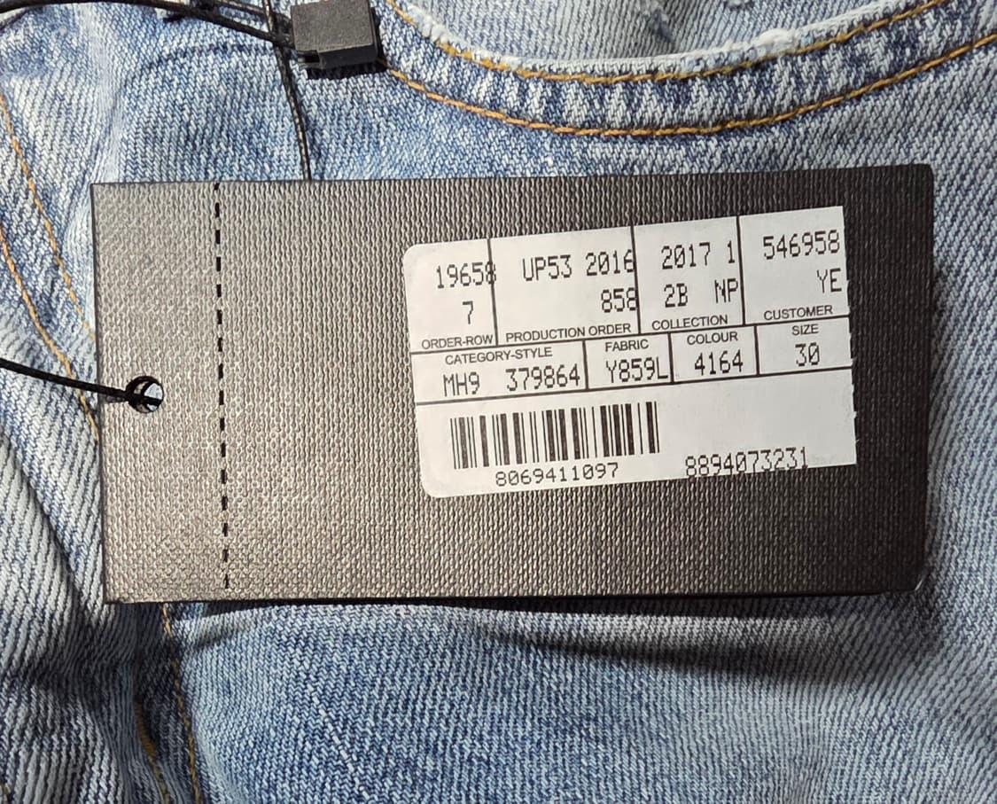 생로랑 미사용 데님 스키니 청바지 30 사이즈!!! 상품이미지4