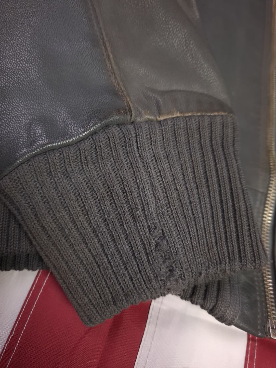 오리지날 독일군 리얼레더 플라이트 항공자켓 상품이미지10