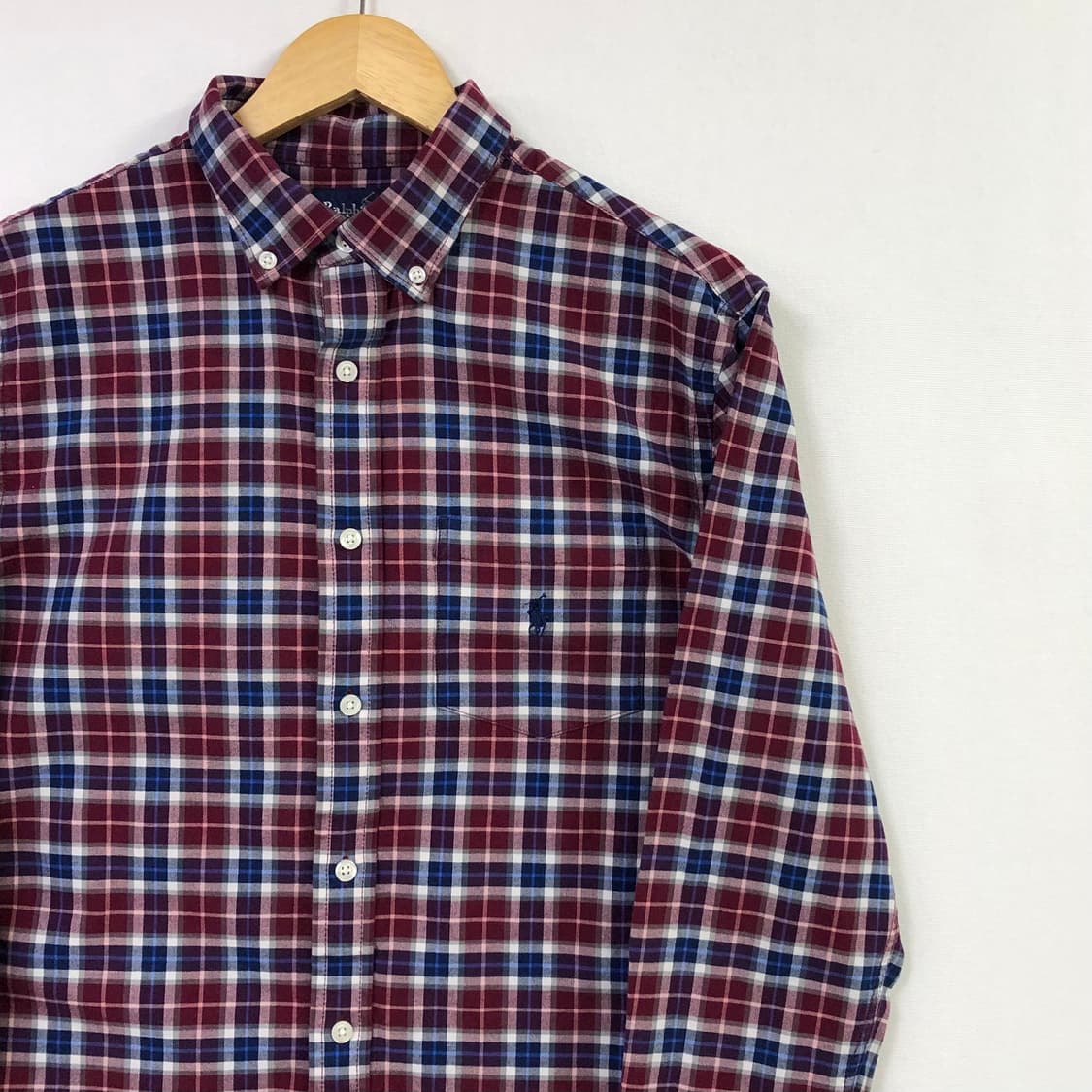 100 폴로 옥스포드 체크 셔츠 상품이미지1