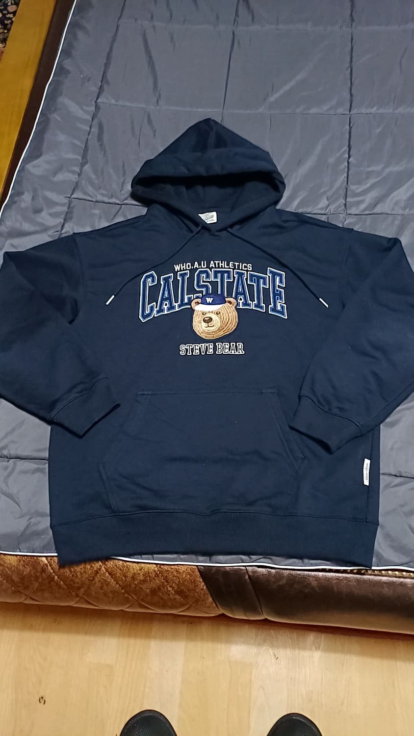 스티브베어 오버핏후드 L 가슴62 기장71 상품이미지1