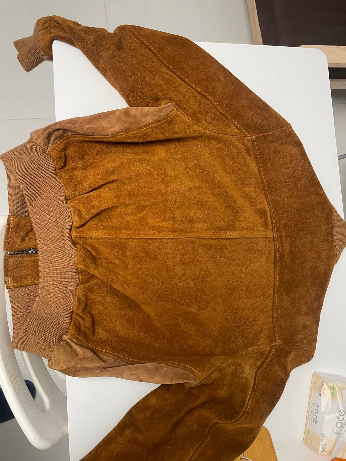 쇼트 schott 327 스웨이드 봄버 가죽자켓 40(100-110) 상품이미지2