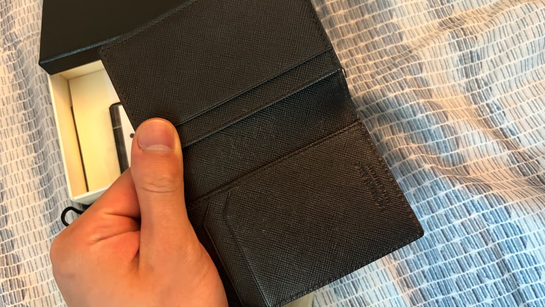 몽블랑 블랙 명함,카드지갑 풀세트 상품이미지2