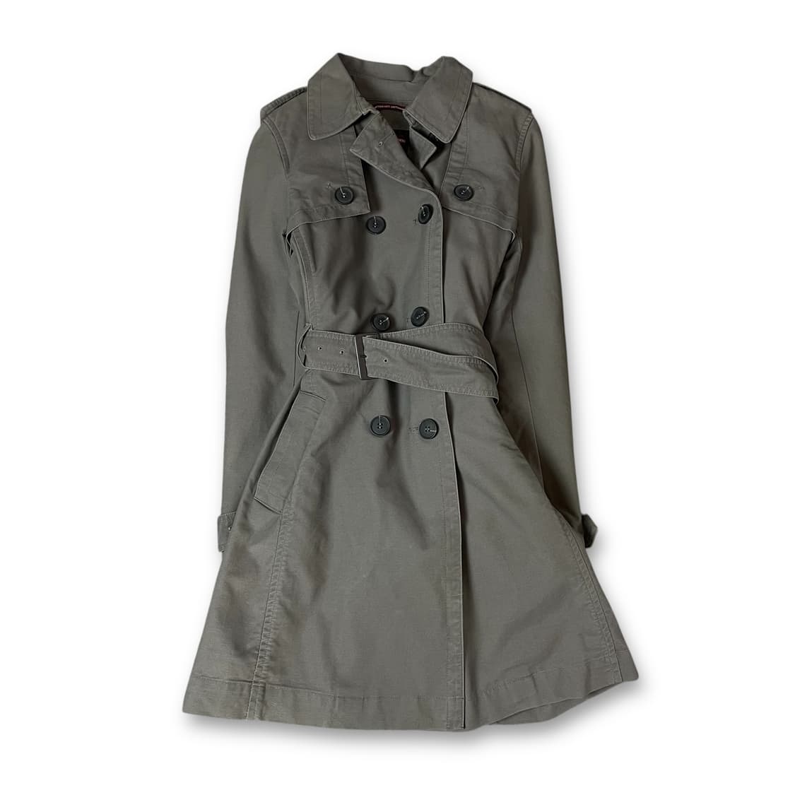 꼼드와 데 꼬또니에 그레이 더블 트렌치 코트 상품이미지1