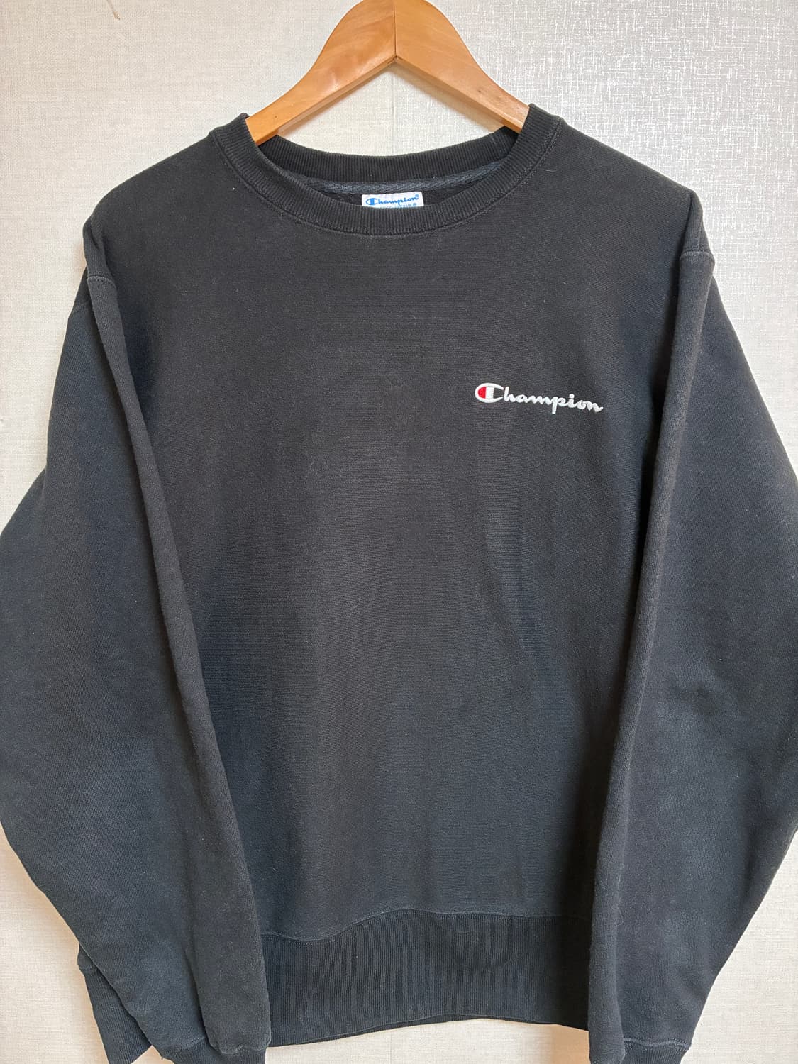 빈티지 챔피온 맨투맨 블랙 M 상품이미지2