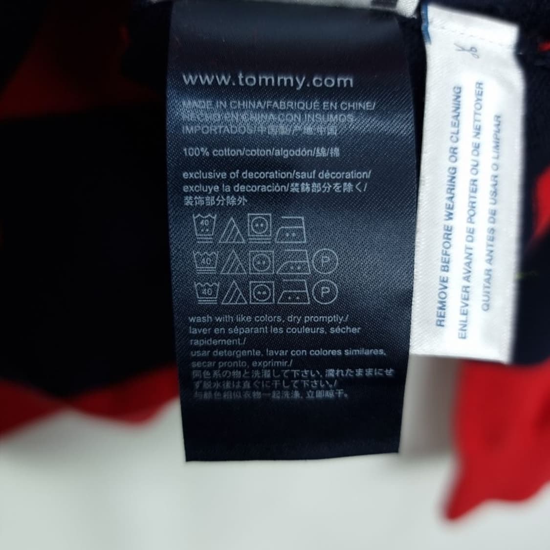 [타미힐피거] 스몰 로고 자수 볼드 스트라이프 니트 M19436 상품이미지8